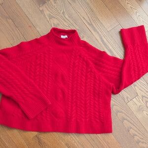 J. Crew Vibrant Red Women's Sweater